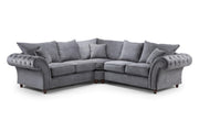 Richmond Fullback Sofa - Grey Large Corner - 270 x 270 CM 