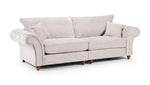 Richmond Fullback Sofa - Stone 4 Seater 