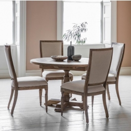 Hudson Living Mustique Round Extending, Hudson Round Extending Dining Table And Chairs